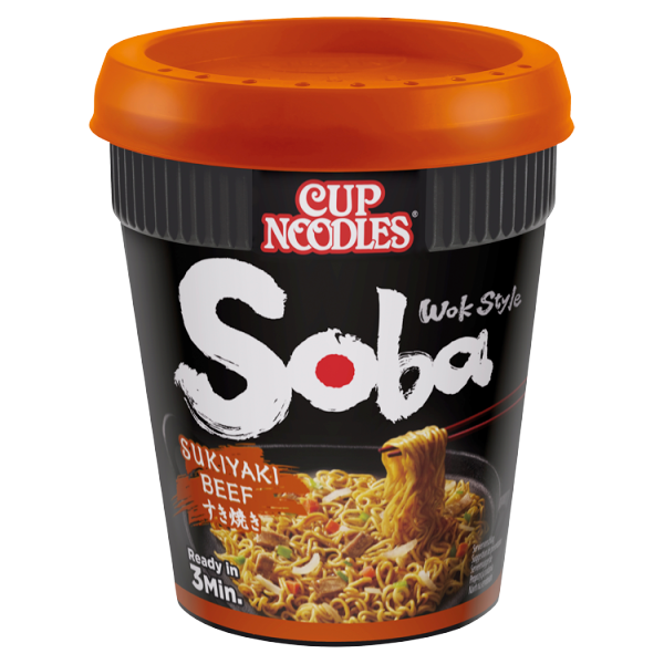 Soba Cup Noodles Sukiyaki Beef 89g
