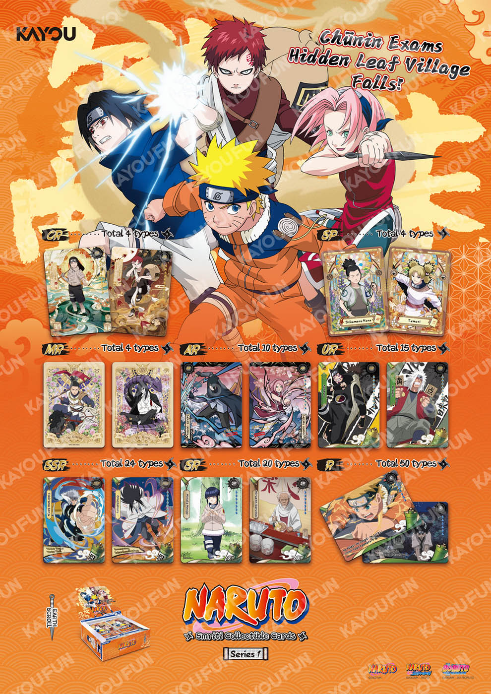 Naruto Kayou Smriti series 01 Booster Box Sealed 30 Bustine (ENG) Immagine secondaria del prodotto