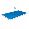 BESTWAY Telo copripiscina copertura azzurro per piscine STEEL PRO CM 300 x 201