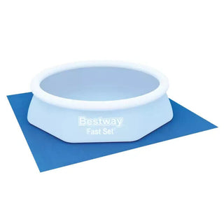 BESTWAY 58002 telo tappeto base per piscine sottopiscina quadrato cm 396 x 396