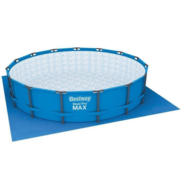 BESTWAY 58003 telo tappeto base per piscine sottopiscina quadrato cm 488 x 488