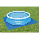 BESTWAY 58001 telo tappeto base per piscine sottopiscina quadrato cm 335 x 335