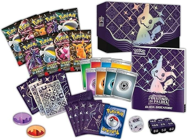 Pokémon GCC Scarlatto e Violetto Destino Di Paldea Set Allenatore Fuoriclasse