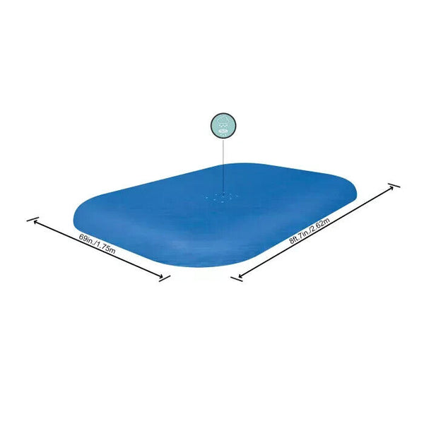 BESTWAY Telo copripiscina copertura azzurro per piscine da 262 x 175 cm