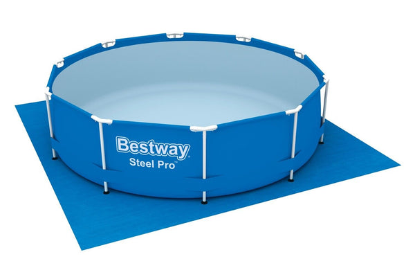 BESTWAY 58003 telo tappeto base per piscine sottopiscina quadrato cm 488 x 488