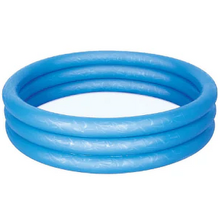 Piscina gonfiabile 102 x 25 cm azzurra azzurro Bestway 51024 3 anelli bambini