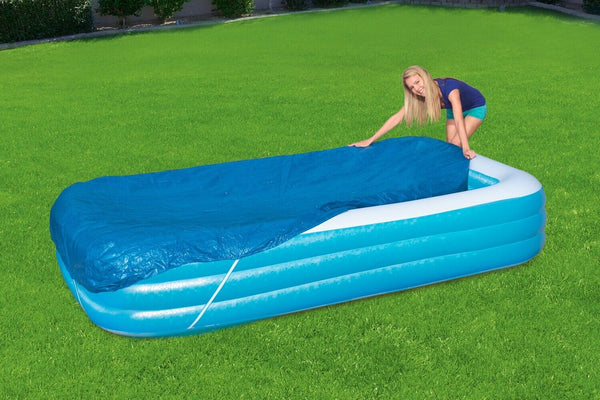 BESTWAY Telo copripiscina copertura azzurro per piscine da 305 x 183 cm