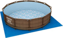 BESTWAY 58001 telo tappeto base per piscine sottopiscina quadrato cm 335 x 335