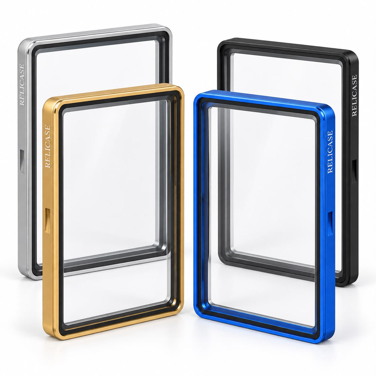 RELICASE - BUMPER per carte GRADATE PSA / AI Grading / GRAAD Custodia in Alluminio con Calamite