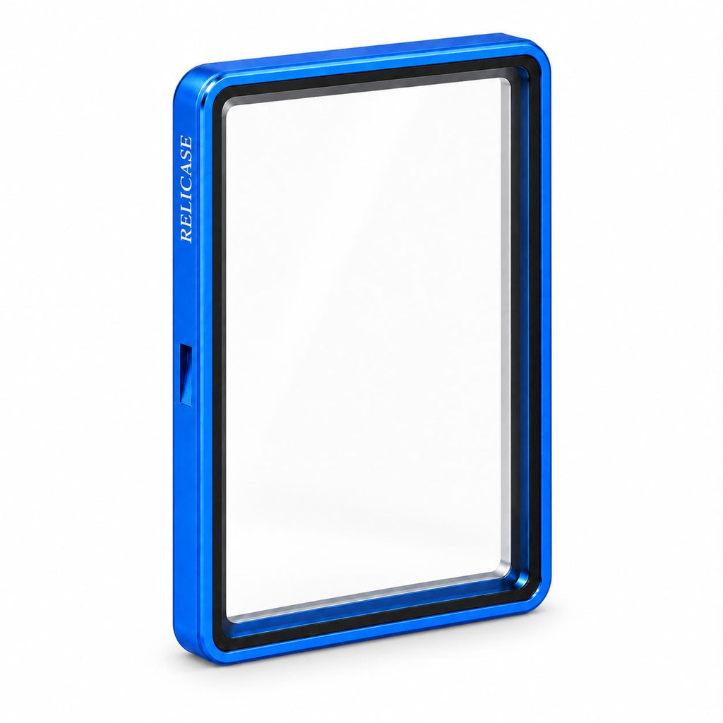 RELICASE - BUMPER per carte GRADATE PSA / AI Grading / GRAAD Custodia in Alluminio con Calamite