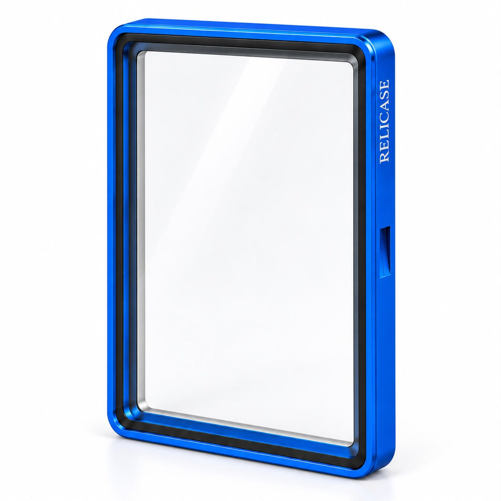 RELICASE - BUMPER per carte GRADATE BGS Custodia in Alluminio con Calamite