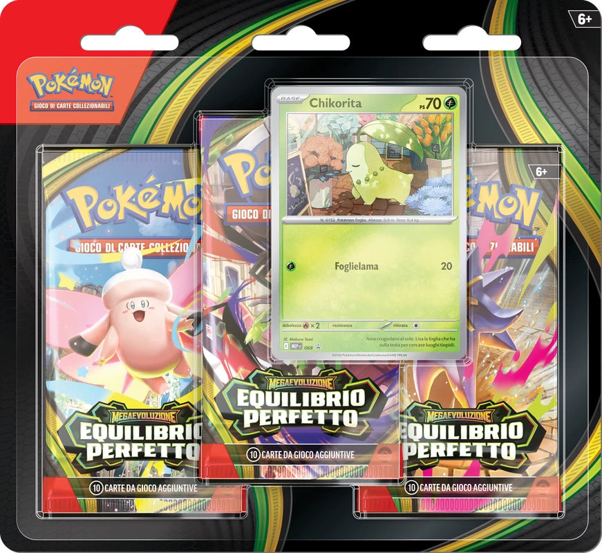 Pokemon Equilibrio Perfetto Blister con 3 Buste  ITA
