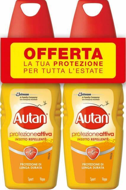 Autan Active Vapo Insetto Repellente e Antizanzare Bipacco - 2 x 100ml