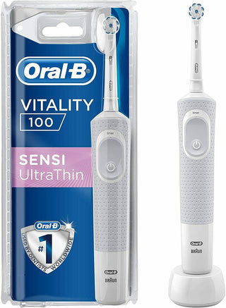 Oral-B Spazzolino Elettrico Vitality 100 Sensi UltraThin Ricaricabile Bianco