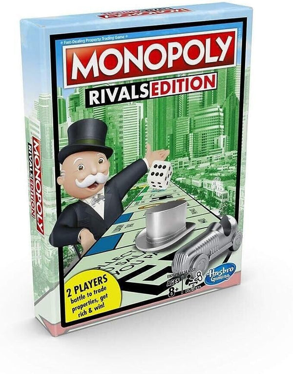 Monopoly Rivals Edition 2 Giocatore Gioco Hasbro Gaming Nuova fabbrica Sigillata