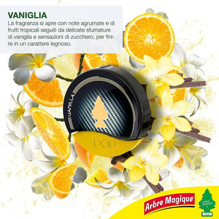 2 Arbre Magique Pop Vanilla Power of Perfume Profumatore Auto Vaniglia