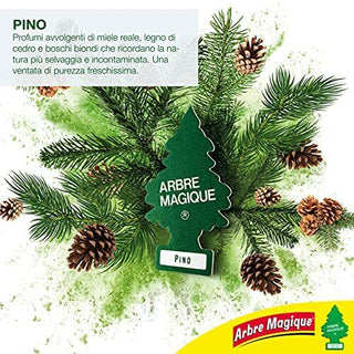 3pz Arbre Magique Pino Profumatore Auto Pineta Pine verde classico