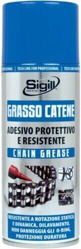 3 x SIGILL GRASSO CATENE spray adesivo protettivo resistente 400ml
