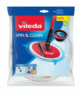 Vileda Spin & Clean Ricambio SpinMop Lavapavimenti 3 Unità