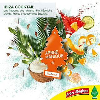 3pz Arbre Magique Ibiza Cocktail Profumatore Auto Arancione