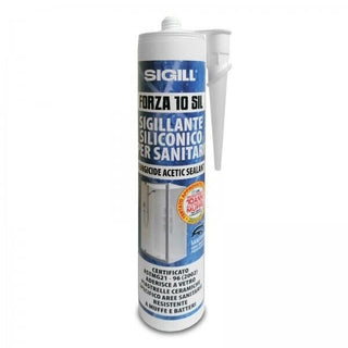 SIGILL FORZA 10 SIL silicone sigillante acetico sanitari antimuffa bianco 280ml