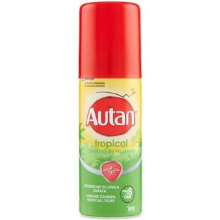 Autan Tropical Spray Insetto Repellente Antizanzare Tigre Comuni Tropicali 50ml