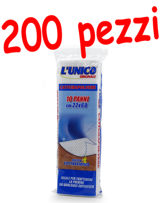 200 x panno elettrostatico mangiapolvere antipolvere L'UNICO ORIGINALE 22 X 60